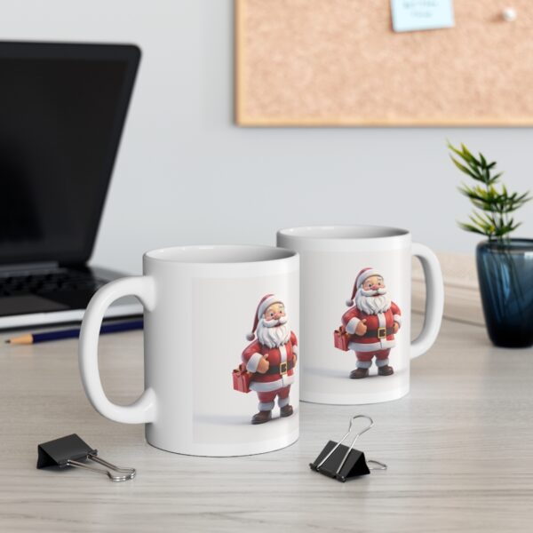 Mugs Magical Christmas - 11oz Santa Claus 3 Ceramic Mug Popular Best Selling Mugs Best Selling Item Gifts Under 10 Trending Etsy Gift Idea Best Selling Christmas Item - Image 6