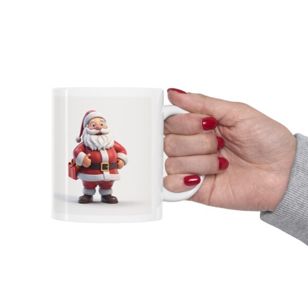 Mugs Magical Christmas - 11oz Santa Claus 3 Ceramic Mug Popular Best Selling Mugs Best Selling Item Gifts Under 10 Trending Etsy Gift Idea Best Selling Christmas Item - Image 12