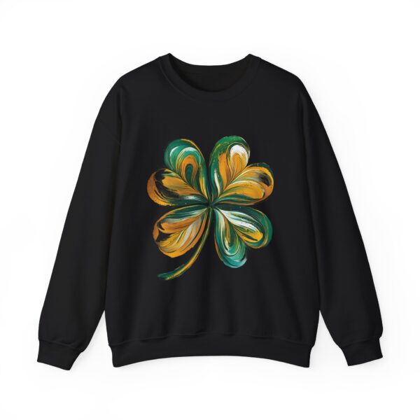 St Patricks Day Crewneck Sweatshirt St Patricks Day Shirt Women/Men Lucky Shamrock St Patrick Sweatshirts Crewneck -Oversized Long Sleeve Shirts Outfits Gifts Cozy Unisex Crewneck Sweatshirt - Perfect for Relaxation and Everyday Wear - Image 9