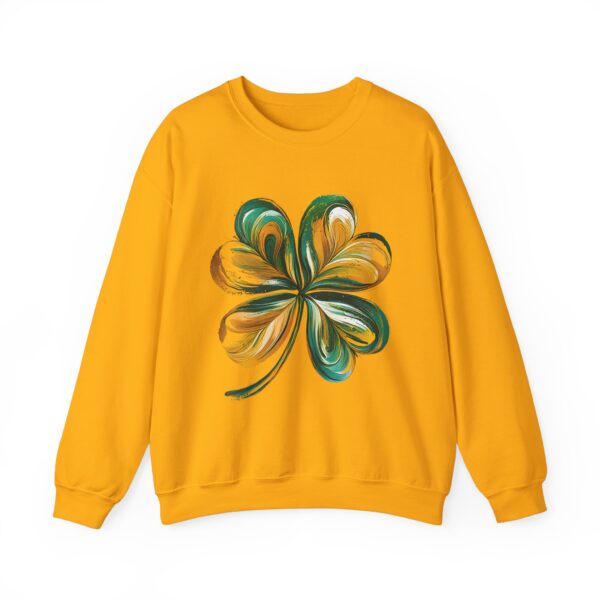 St Patricks Day Crewneck Sweatshirt St Patricks Day Shirt Women/Men Lucky Shamrock St Patrick Sweatshirts Crewneck -Oversized Long Sleeve Shirts Outfits Gifts Cozy Unisex Crewneck Sweatshirt - Perfect for Relaxation and Everyday Wear - Image 13