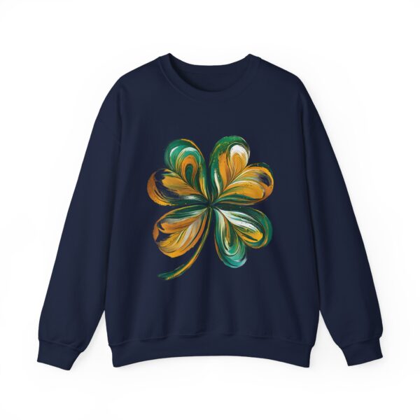 St Patricks Day Crewneck Sweatshirt St Patricks Day Shirt Women/Men Lucky Shamrock St Patrick Sweatshirts Crewneck -Oversized Long Sleeve Shirts Outfits Gifts Cozy Unisex Crewneck Sweatshirt - Perfect for Relaxation and Everyday Wear - Image 21