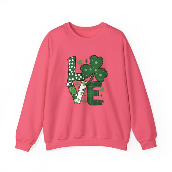 Cozy Unisex Crewneck Sweatshirt St Patricks Day Shirt Women/Men Lucky Shamrock St Patrick Sweatshirts Crewneck Oversized Long Sleeve Shirts Outfits Gifts - Cozy Unisex Crewneck Sweatshirt - Perfect for Relaxation and Everyday Wear - Image 25