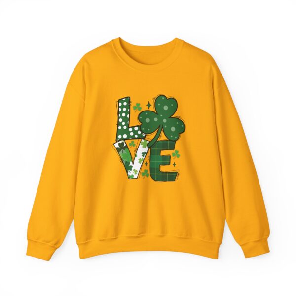 Cozy Unisex Crewneck Sweatshirt St Patricks Day Shirt Women/Men Lucky Shamrock St Patrick Sweatshirts Crewneck Oversized Long Sleeve Shirts Outfits Gifts - Cozy Unisex Crewneck Sweatshirt - Perfect for Relaxation and Everyday Wear - Image 17