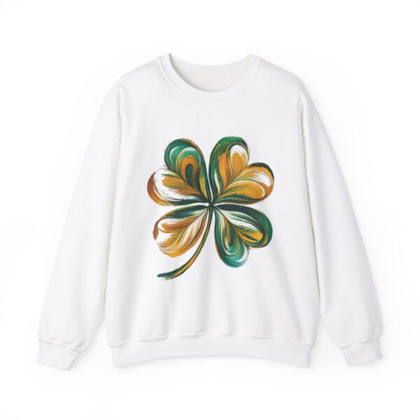 St Patricks Day Crewneck Sweatshirt St Patricks Day Shirt Women/Men Lucky Shamrock St Patrick Sweatshirts Crewneck -Oversized Long Sleeve Shirts Outfits Gifts Cozy Unisex Crewneck Sweatshirt - Perfect for Relaxation and Everyday Wear - Image 2