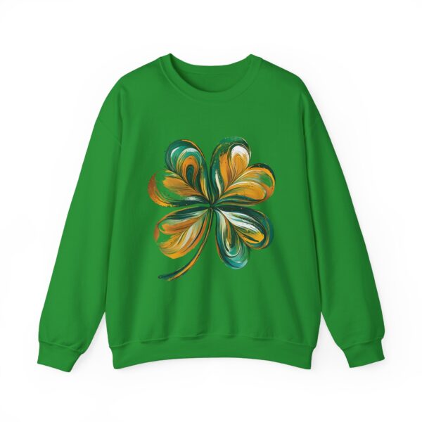 St Patricks Day Crewneck Sweatshirt St Patricks Day Shirt Women/Men Lucky Shamrock St Patrick Sweatshirts Crewneck -Oversized Long Sleeve Shirts Outfits Gifts Cozy Unisex Crewneck Sweatshirt - Perfect for Relaxation and Everyday Wear - Image 17