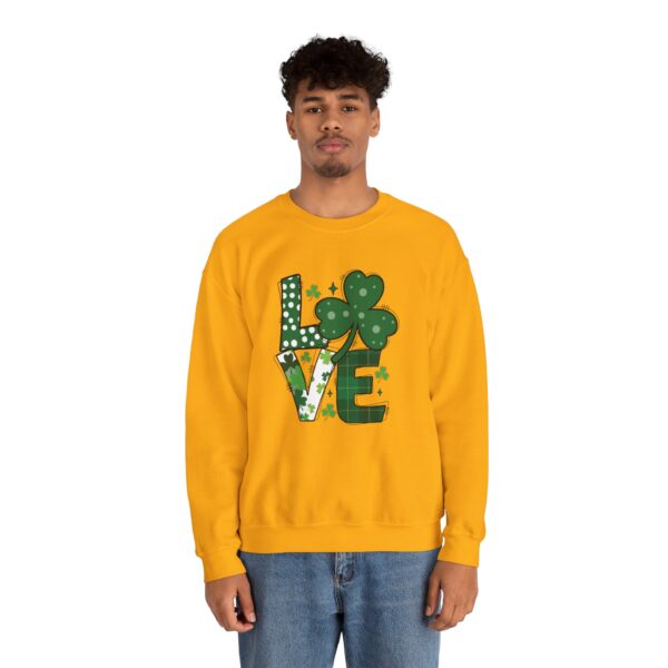 Cozy Unisex Crewneck Sweatshirt St Patricks Day Shirt Women/Men Lucky Shamrock St Patrick Sweatshirts Crewneck Oversized Long Sleeve Shirts Outfits Gifts - Cozy Unisex Crewneck Sweatshirt - Perfect for Relaxation and Everyday Wear - Image 20