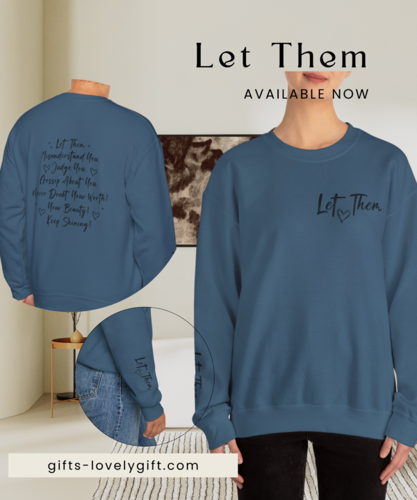 Motivational Crewneck Sweatshirt – Unisex, Cozy & Stylish. Stay inspired and comfortable with our unisex crewneck sweatshirt featuring powerful success-driven quotes. Designed for both men and women, this long-sleeve sweatshirt is perfect for everyday wear, whether you're relaxing at home or conquering your goals. - Image 2