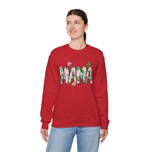 St Patricks Day Crewneck Sweatshirt St Patricks Day Shirt Women/Men Lucky Shamrock St Patrick Sweatshirts Crewneck -Oversized Long Sleeve Shirts Outfits Gifts Cozy Unisex Crewneck Sweatshirt - Perfect for Relaxation and Everyday Wear - Image 2