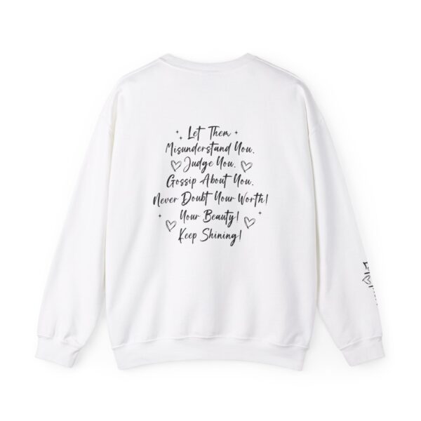 Motivational Crewneck Sweatshirt – Unisex, Cozy & Stylish. Stay inspired and comfortable with our unisex crewneck sweatshirt featuring powerful success-driven quotes. Designed for both men and women, this long-sleeve sweatshirt is perfect for everyday wear, whether you're relaxing at home or conquering your goals. - Image 13