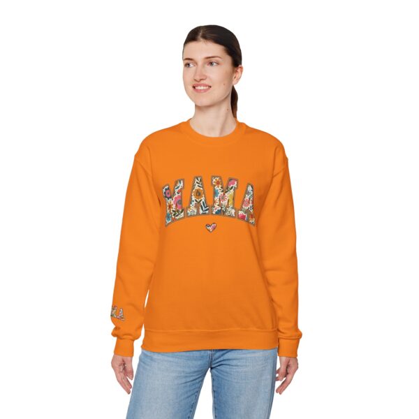 Retro Mama Sweatshirt | Floral Mama Shirt | Unisex Crewneck | Cozy Gift for Mom | Mother’s Day Sweatshirt | Vintage-Inspired Long Sleeve Top - Image 18