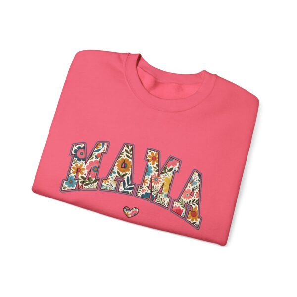Retro Mama Sweatshirt | Floral Mama Shirt | Unisex Crewneck | Cozy Gift for Mom | Mother’s Day Sweatshirt | Vintage-Inspired Long Sleeve Top - Image 12