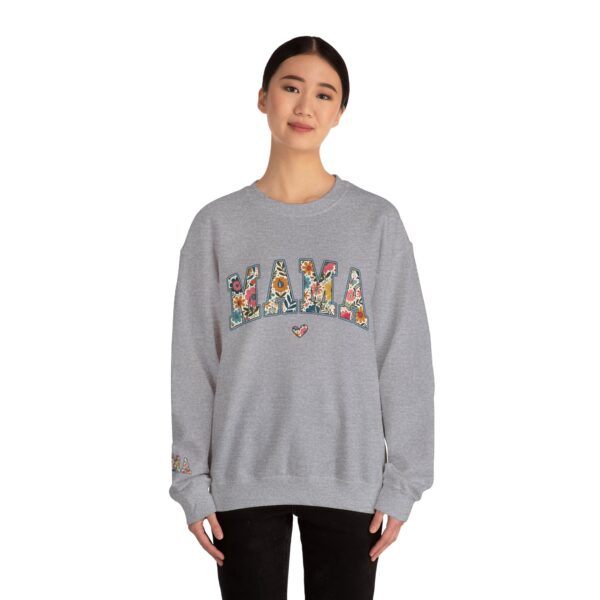 Retro Mama Sweatshirt | Floral Mama Shirt | Unisex Crewneck | Cozy Gift for Mom | Mother’s Day Sweatshirt | Vintage-Inspired Long Sleeve Top - Image 35