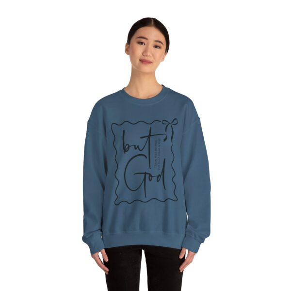 "But GOD There was no way… but GOD made a way.”Sweatshirt – Cozy Unisex Crewneck. Comfort Colors Shirt, God Sweatshirt, Faith Shirt, Inspirational Quote Shirt, Gift for Believers, Christian Gift, Spiritual Apparel - Image 12