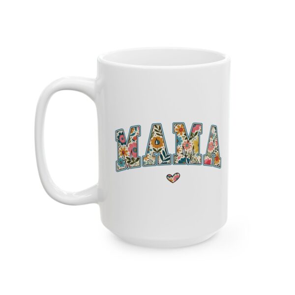 MAMÁ Floral Letter Mug | Beautiful Ceramic Coffee Cup for Moms Mamá Ceramic Mug – Whimsical 11oz & 15oz Floral Coffee Cup, Perfect Gift for Mother’s Day, Birthdays & Special Moments - Image 10