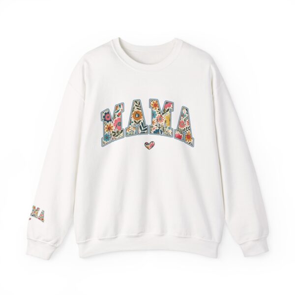 Retro Mama Sweatshirt | Floral Mama Shirt | Unisex Crewneck | Cozy Gift for Mom | Mother’s Day Sweatshirt | Vintage-Inspired Long Sleeve Top - Image 14