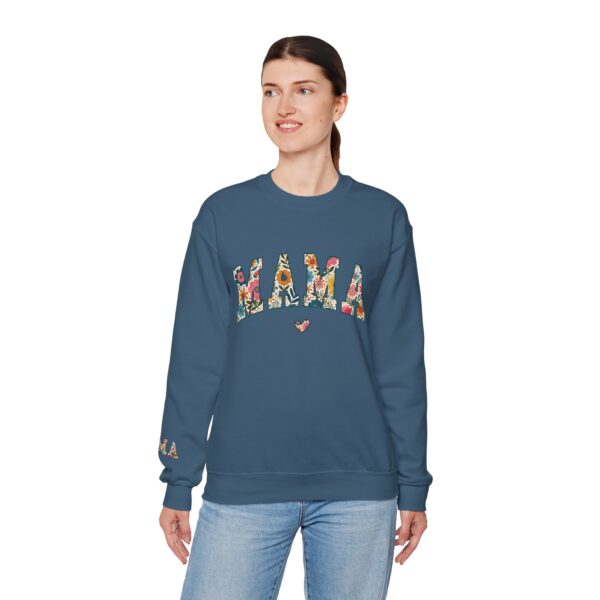 Retro Mama Sweatshirt | Floral Mama Shirt | Unisex Crewneck | Cozy Gift for Mom | Mother’s Day Sweatshirt | Vintage-Inspired Long Sleeve Top - Image 22