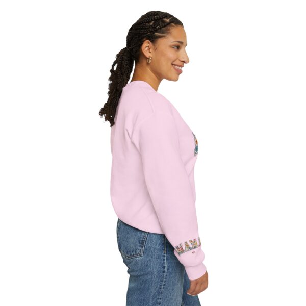 Retro Mama Sweatshirt | Floral Mama Shirt | Unisex Crewneck | Cozy Gift for Mom | Mother’s Day Sweatshirt | Vintage-Inspired Long Sleeve Top - Image 4