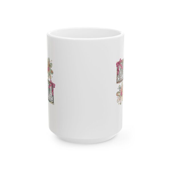Retro "MAMA" Floral Mug | Vintage-Inspired Ceramic Coffee Cup for Moms Floral MAMA Mug – 11oz & 15oz Retro Style Coffee Cup | Mother's Day, Birthday & Everyday Gift - Image 6