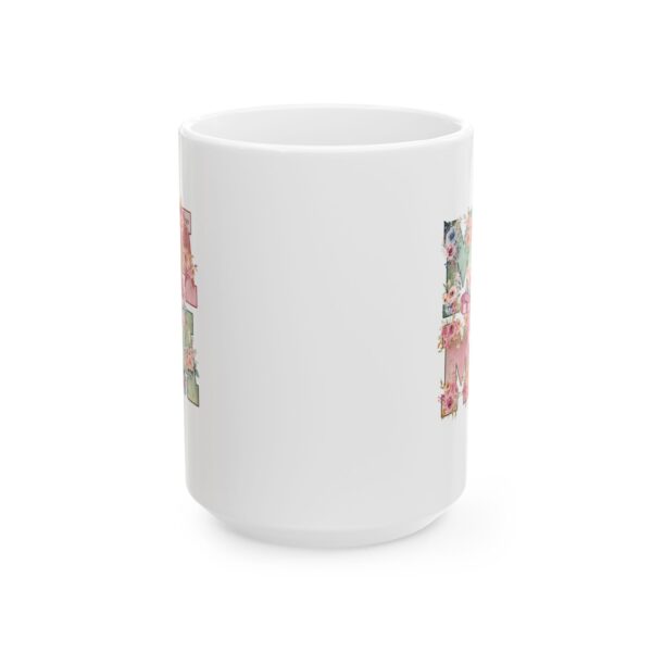 Retro "MAMA" Floral Mug | Vintage-Inspired Ceramic Coffee Cup for Moms Floral MAMA Mug – 11oz & 15oz Retro Style Coffee Cup | Mother's Day, Birthday & Everyday Gift - Image 8