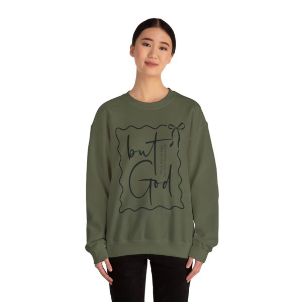"But GOD There was no way… but GOD made a way.”Sweatshirt – Cozy Unisex Crewneck. Comfort Colors Shirt, God Sweatshirt, Faith Shirt, Inspirational Quote Shirt, Gift for Believers, Christian Gift, Spiritual Apparel - Image 10