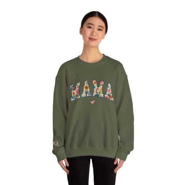 Retro Mama Sweatshirt | Floral Mama Shirt | Unisex Crewneck | Cozy Gift for Mom | Mother’s Day Sweatshirt | Vintage-Inspired Long Sleeve Top - Image 39