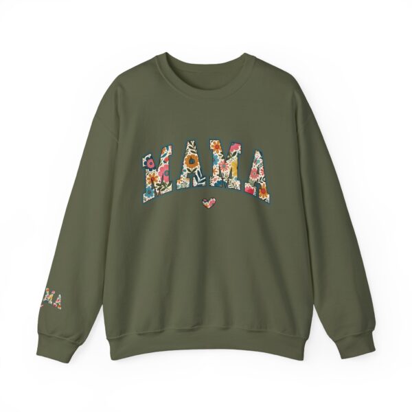 Retro Mama Sweatshirt | Floral Mama Shirt | Unisex Crewneck | Cozy Gift for Mom | Mother’s Day Sweatshirt | Vintage-Inspired Long Sleeve Top - Image 37