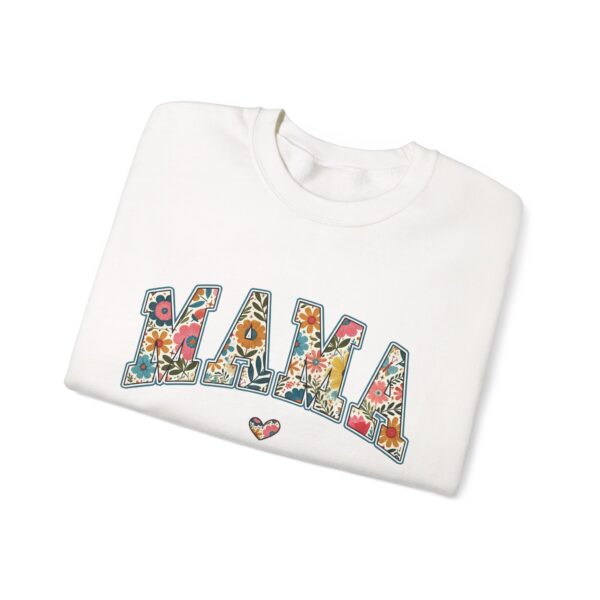 Retro Mama Sweatshirt | Floral Mama Shirt | Unisex Crewneck | Cozy Gift for Mom | Mother’s Day Sweatshirt | Vintage-Inspired Long Sleeve Top - Image 16