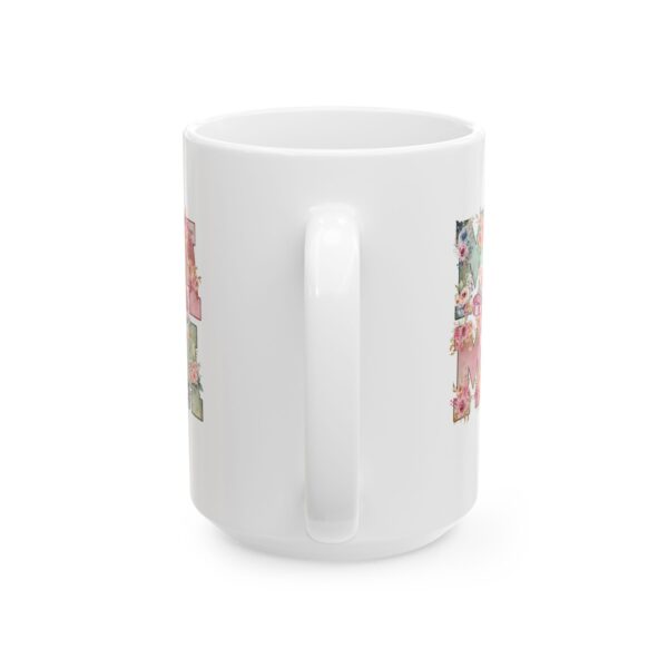 Retro "MAMA" Floral Mug | Vintage-Inspired Ceramic Coffee Cup for Moms Floral MAMA Mug – 11oz & 15oz Retro Style Coffee Cup | Mother's Day, Birthday & Everyday Gift - Image 9