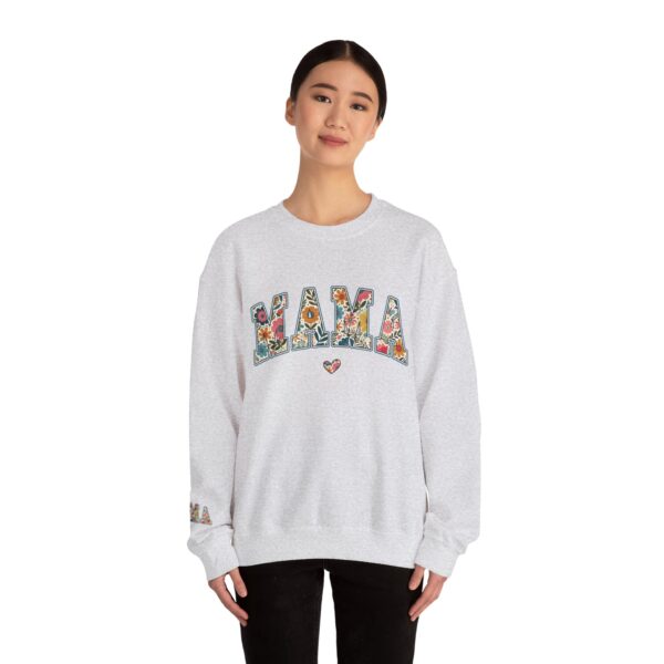 Retro Mama Sweatshirt | Floral Mama Shirt | Unisex Crewneck | Cozy Gift for Mom | Mother’s Day Sweatshirt | Vintage-Inspired Long Sleeve Top - Image 26