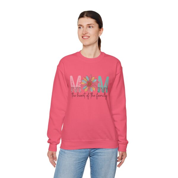 Mama Floral Sweatshirt | Vintage Mom Crewneck | Oversized Unisex Sweatshirt | Motherhood Gift | Cozy Long Sleeve Shirt for Moms | Cute Mom Gift Idea - Image 6