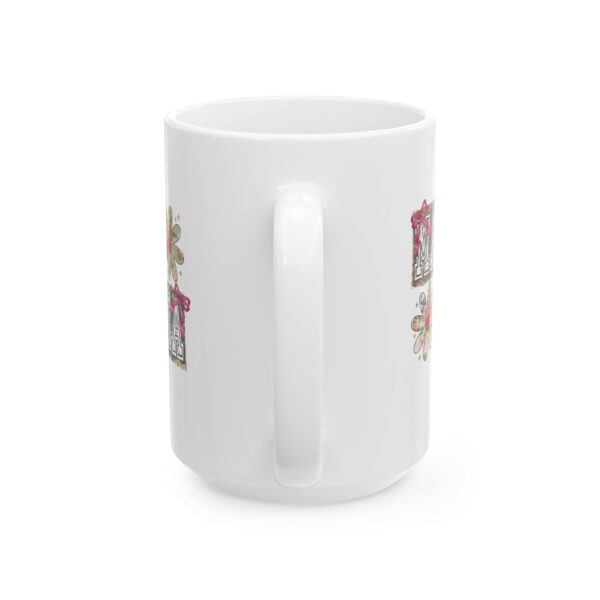 Retro "MAMA" Floral Mug | Vintage-Inspired Ceramic Coffee Cup for Moms Floral MAMA Mug – 11oz & 15oz Retro Style Coffee Cup | Mother's Day, Birthday & Everyday Gift - Image 7