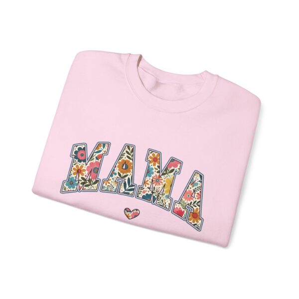 Retro Mama Sweatshirt | Floral Mama Shirt | Unisex Crewneck | Cozy Gift for Mom | Mother’s Day Sweatshirt | Vintage-Inspired Long Sleeve Top - Image 2