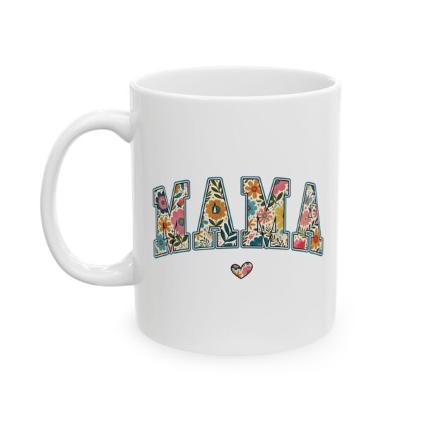 MAMÁ Floral Letter Mug | Beautiful Ceramic Coffee Cup for Moms Mamá Ceramic Mug – Whimsical 11oz & 15oz Floral Coffee Cup, Perfect Gift for Mother’s Day, Birthdays & Special Moments - Image 2