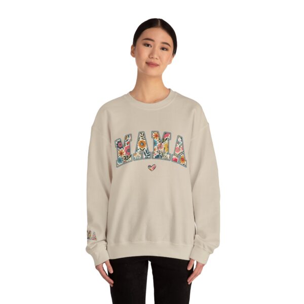 Retro Mama Sweatshirt | Floral Mama Shirt | Unisex Crewneck | Cozy Gift for Mom | Mother’s Day Sweatshirt | Vintage-Inspired Long Sleeve Top - Image 31