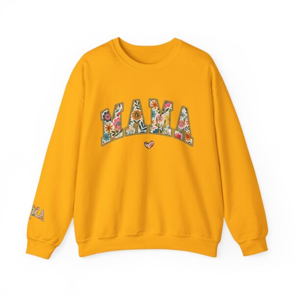Retro Mama Sweatshirt | Floral Mama Shirt | Unisex Crewneck | Cozy Gift for Mom | Mother’s Day Sweatshirt | Vintage-Inspired Long Sleeve Top - Image 6