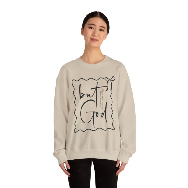 "But GOD There was no way… but GOD made a way.”Sweatshirt – Cozy Unisex Crewneck. Comfort Colors Shirt, God Sweatshirt, Faith Shirt, Inspirational Quote Shirt, Gift for Believers, Christian Gift, Spiritual Apparel - Image 8