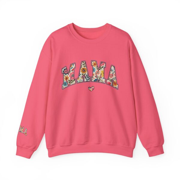 Retro Mama Sweatshirt | Floral Mama Shirt | Unisex Crewneck | Cozy Gift for Mom | Mother’s Day Sweatshirt | Vintage-Inspired Long Sleeve Top - Image 10