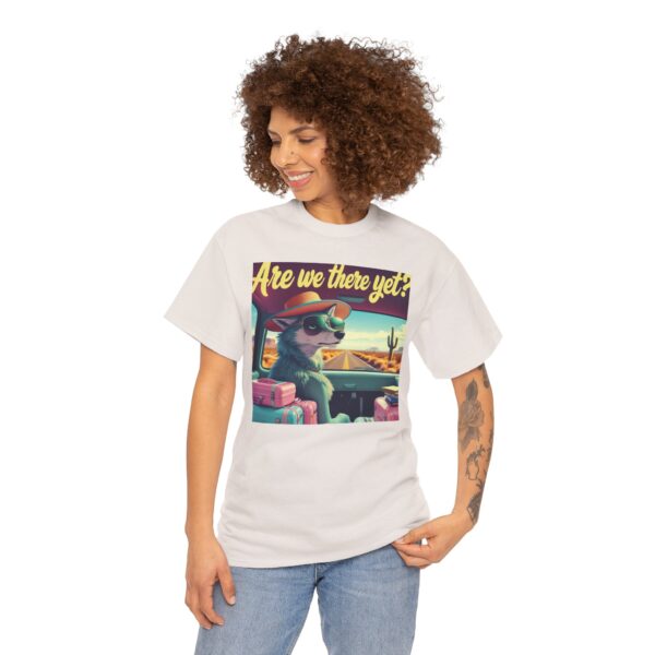 Funny Retro Road Trip T-Shirt – “Are We There Yet?” – Cute Wolf Cartoon Tee for Women, Vintage Style Travel Shirt, Gift for Travelers - Image 14