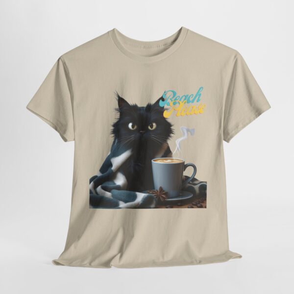 Beach Please Cat Shirt – Funny Black Cat Coffee Tee, Cozy Feline Lover Gift, Sarcastic Cat Graphic T-Shirt, Cute Cat Mom Apparel - Image 17