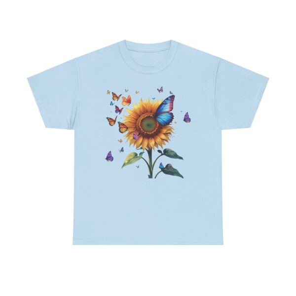 Colorful Sunflower T-Shirt with Butterflies - Image 18