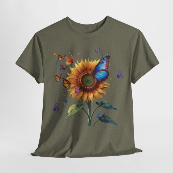 Colorful Sunflower T-Shirt with Butterflies - Image 25