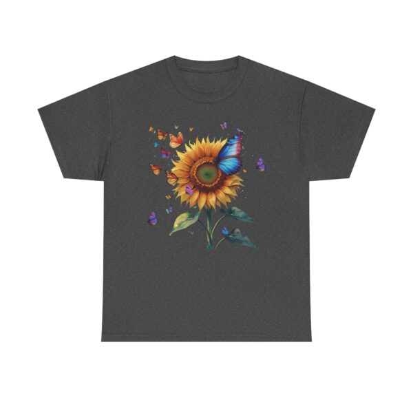 Colorful Sunflower T-Shirt with Butterflies - Image 33