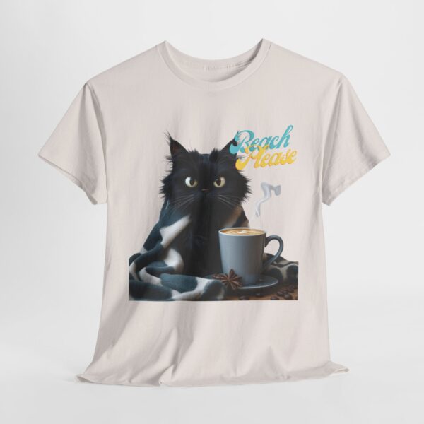 Beach Please Cat Shirt – Funny Black Cat Coffee Tee, Cozy Feline Lover Gift, Sarcastic Cat Graphic T-Shirt, Cute Cat Mom Apparel - Image 15