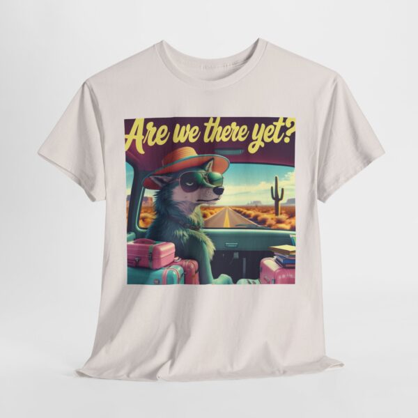 Funny Retro Road Trip T-Shirt – “Are We There Yet?” – Cute Wolf Cartoon Tee for Women, Vintage Style Travel Shirt, Gift for Travelers - Image 13