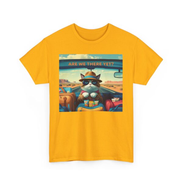 Funny Cat Road Trip Shirt - "Are We There Yet?" Cute Travel Cat Tee for Cat Lovers - Aesthetic Vacation T-Shirt Gift - Image 19