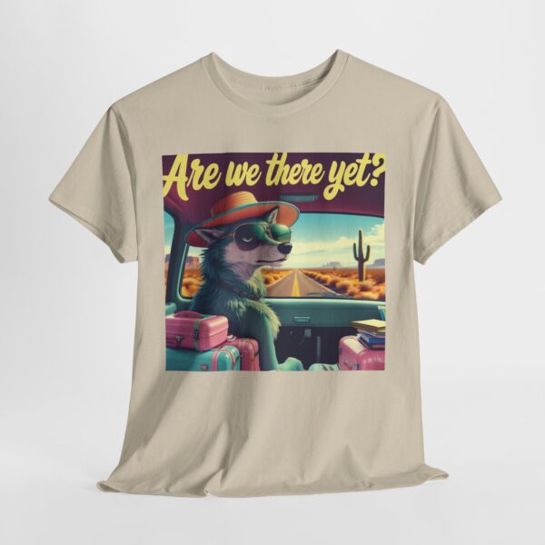 Funny Retro Road Trip T-Shirt – “Are We There Yet?” – Cute Wolf Cartoon Tee for Women, Vintage Style Travel Shirt, Gift for Travelers - Image 15