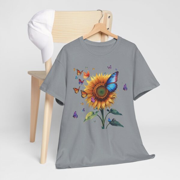 Colorful Sunflower T-Shirt with Butterflies - Image 29