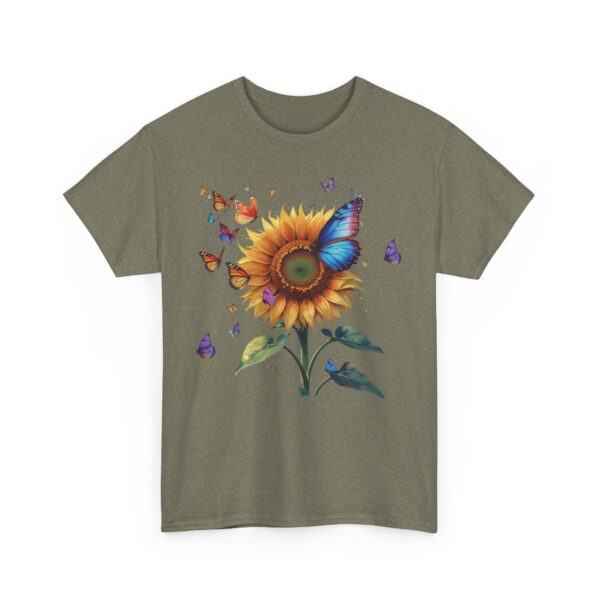 Colorful Sunflower T-Shirt with Butterflies - Image 24