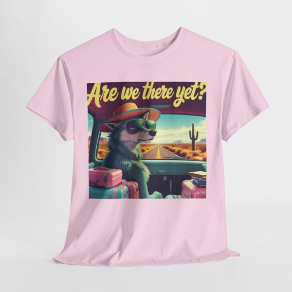 Funny Retro Road Trip T-Shirt – “Are We There Yet?” – Cute Wolf Cartoon Tee for Women, Vintage Style Travel Shirt, Gift for Travelers - Image 6