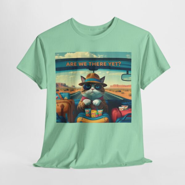 Funny Cat Road Trip Shirt - "Are We There Yet?" Cute Travel Cat Tee for Cat Lovers - Aesthetic Vacation T-Shirt Gift - Image 15